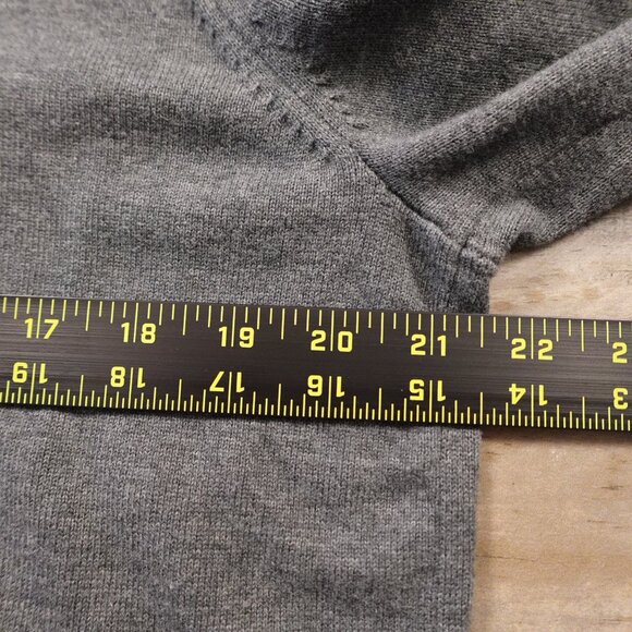 Gap Quarter zip pullover sweater men's extra large gray mock neck - Picture 4 of 10